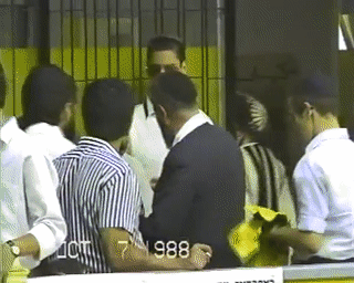 RARE  Rabbi Meir Kahane walking through the streets of Jerusalem in Hebrew 00:15:43